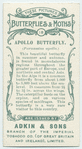Apollo butterfly & larva.