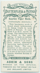 Scarlet tiger-moth & larva.