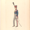 Koninrijk der Nederlanden. Kanonnier der Rydende Artillerie. (1816)
