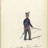 Koninrijk der Nederlanden. Een Artillerie Trei Soldaat. (1816)