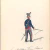 Koninrijk der Nederlanden. Een Artillerie Trei Soldaat. (1816)