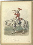 Koninrijk der Nederlanden. Regiment Kurassiers No. 9. Trompetter. (1816)