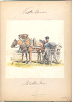 Nederlanden. Artillerie trein. (1817)