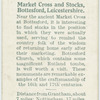 Market cross & stocks, Bottesford.