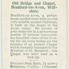 Old bridge & chapel.