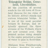 Triangular bridge.