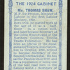 Mr. Thomas Shaw.