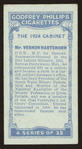 Mr. Vernon Hartshorn.