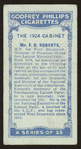 Mr. F.O. Roberts.