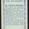 Mr. Patrick Hastings.