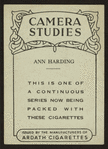 Ann Harding.