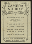 Rosalind Marquis.