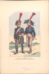 Artilleur a cheval Français et officier d'artillerie Hollandaise