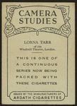 Lorna Tarr.