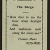 The barge.