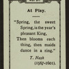 At play.