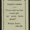 Country lasses.