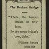 The broken bridge.