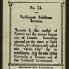 Parliament buildings, Toronto