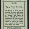 Organ, Toronto University
