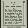 Organ, Toronto University