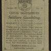 Soldiers Gambling.