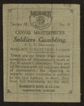 Soldiers Gambling.