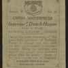 Interior of a Dutch House.