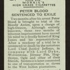 Peter Blood sentenced to exile.