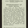 Bombardment of Port Royal.