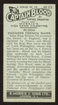 Blood engages French ships.