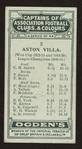 F. Moss, Aston Villa.