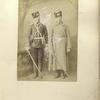 Officer. 1st Cavalry and Cavalryman, cir. 1908; winter parade unif.