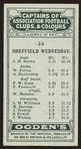 F. Froggatt, Sheffield Wednesday.
