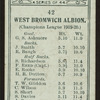 F. Reed, West Bromwich Albion.