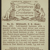 F. E. Woolley.