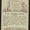 R. Tyldesley.