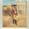 Soldat de la Cavalerie, et vue de Porte bombés