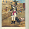 Le Colonel du Regiment des Chesseurs Grand-Fauconnier du Grand-Maitre. Vue de la Porte Reale