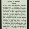 Battle Abbey.