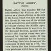 Battle Abbey.