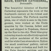 Nave, Exeter Cathedral.