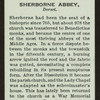 Sherborne Abbey.