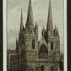 Lichfield Cathedral.