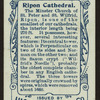 Ripon Cathedral.