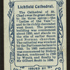 Lichfield Cathedral.