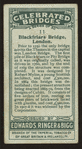 Blackfriars Bridge, London.