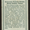 Britannia Tubular Bridge.