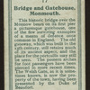 Bridge and gatehouse, Monmouth.