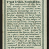 Trent Bridge, Nottingham.